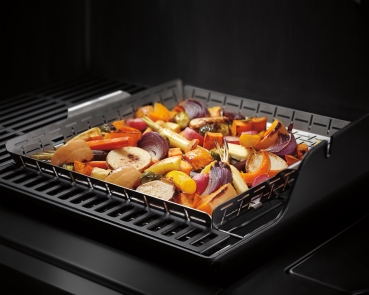 Preview: Weber Crafted Grillkorb Benutzung